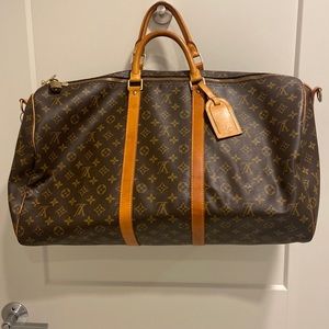 Louis Vuitton Keepall 55 Bandouliere holdall Bag.  100% Authentic